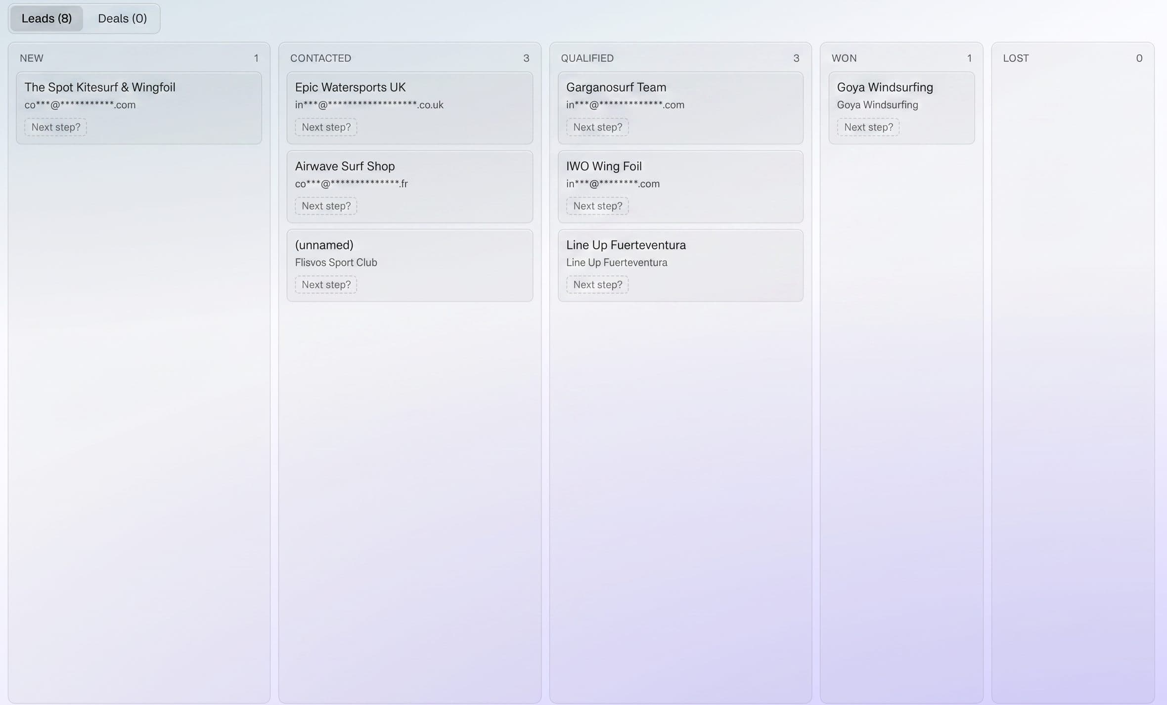 Your Sales Lead · Pipeline — Leads get qualified and followed up.